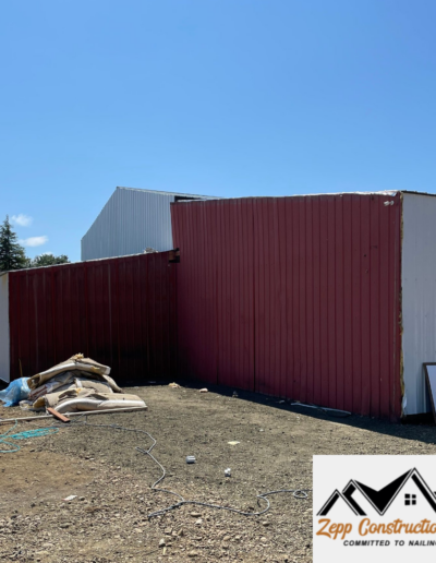 Contractor Zepp Construction Post Building Remodle Montesano Washington - Add On 30x60 Storage