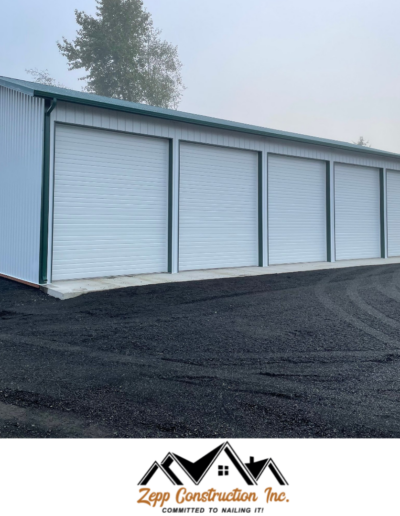 Zepp Construction - New 30 x 60 storage building Montesano Washington